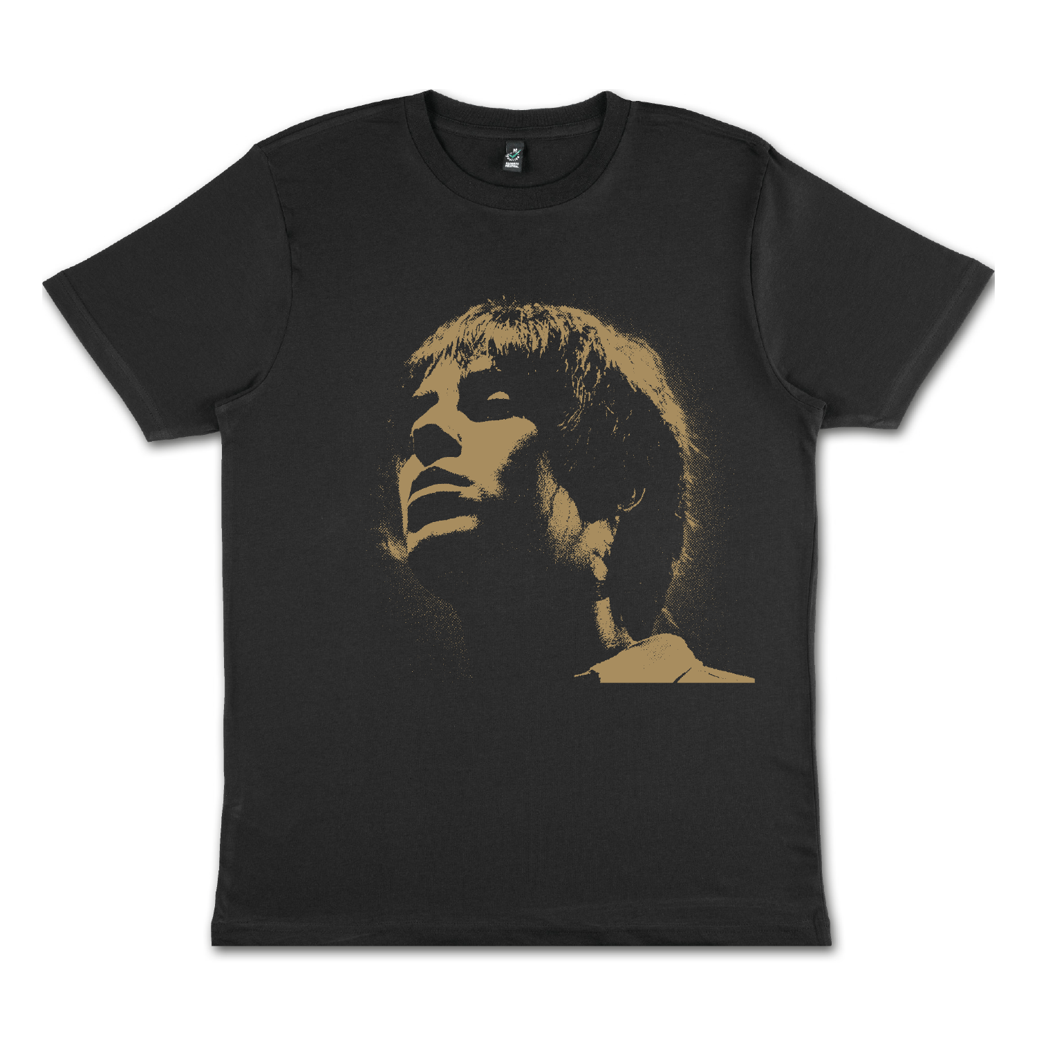 LGDM30 Gold Photo T-Shirt Black – Liam Gallagher