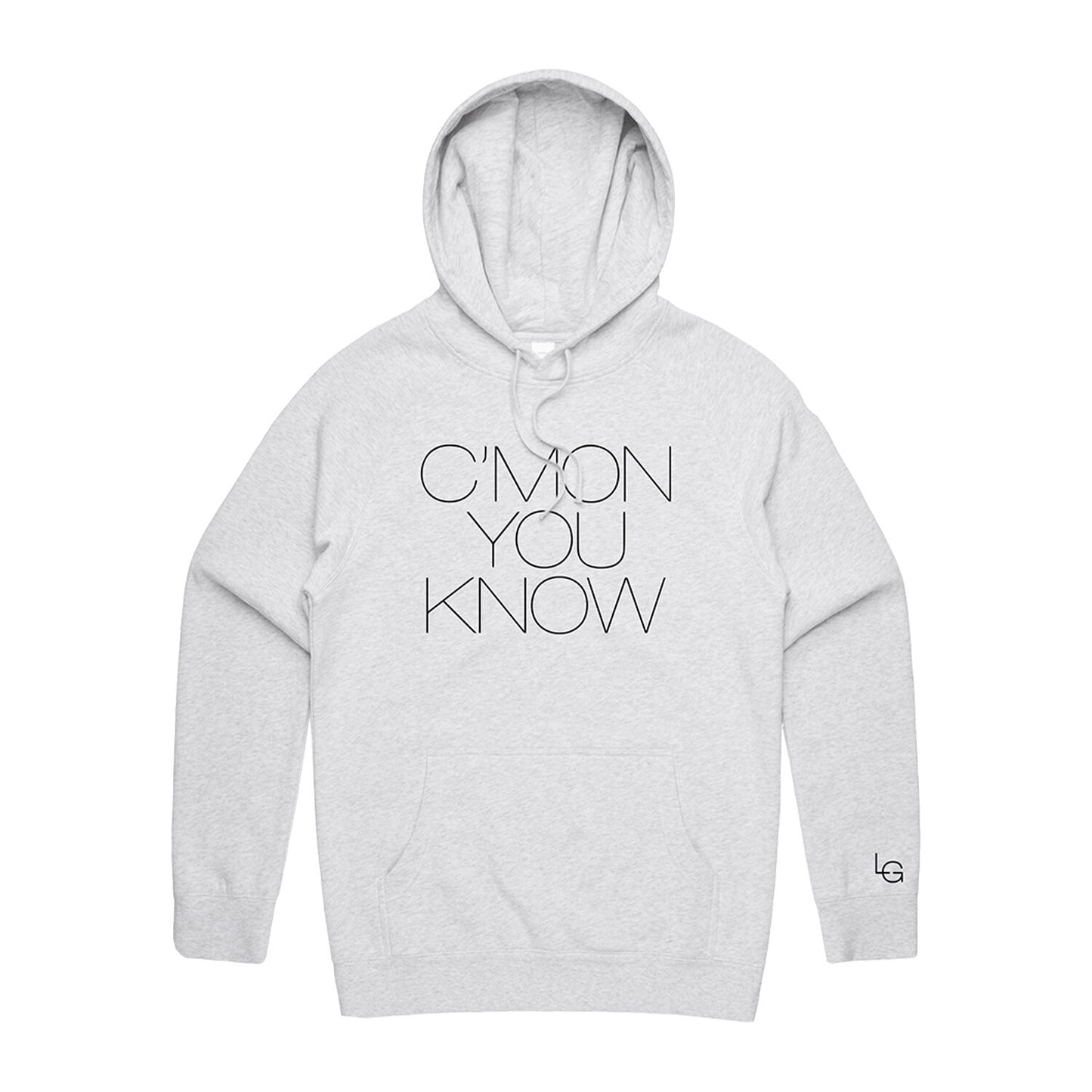 C'MON YOU KNOW Hoodie Grey