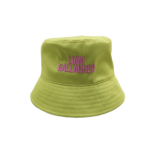All Over Lyric Reversible Bucket Hat Yellow