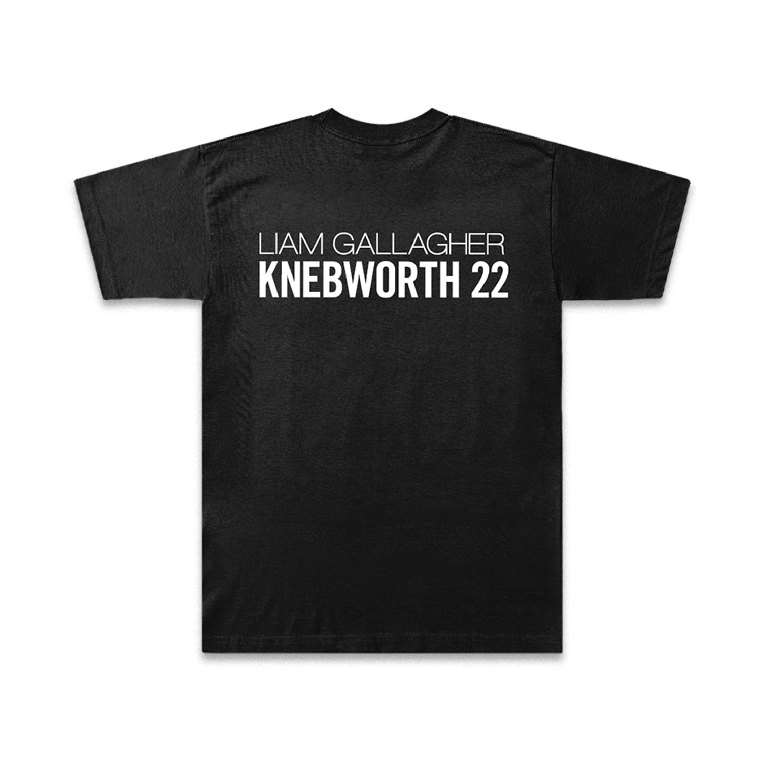 Knebworth 22 Live Photo T-Shirt Black