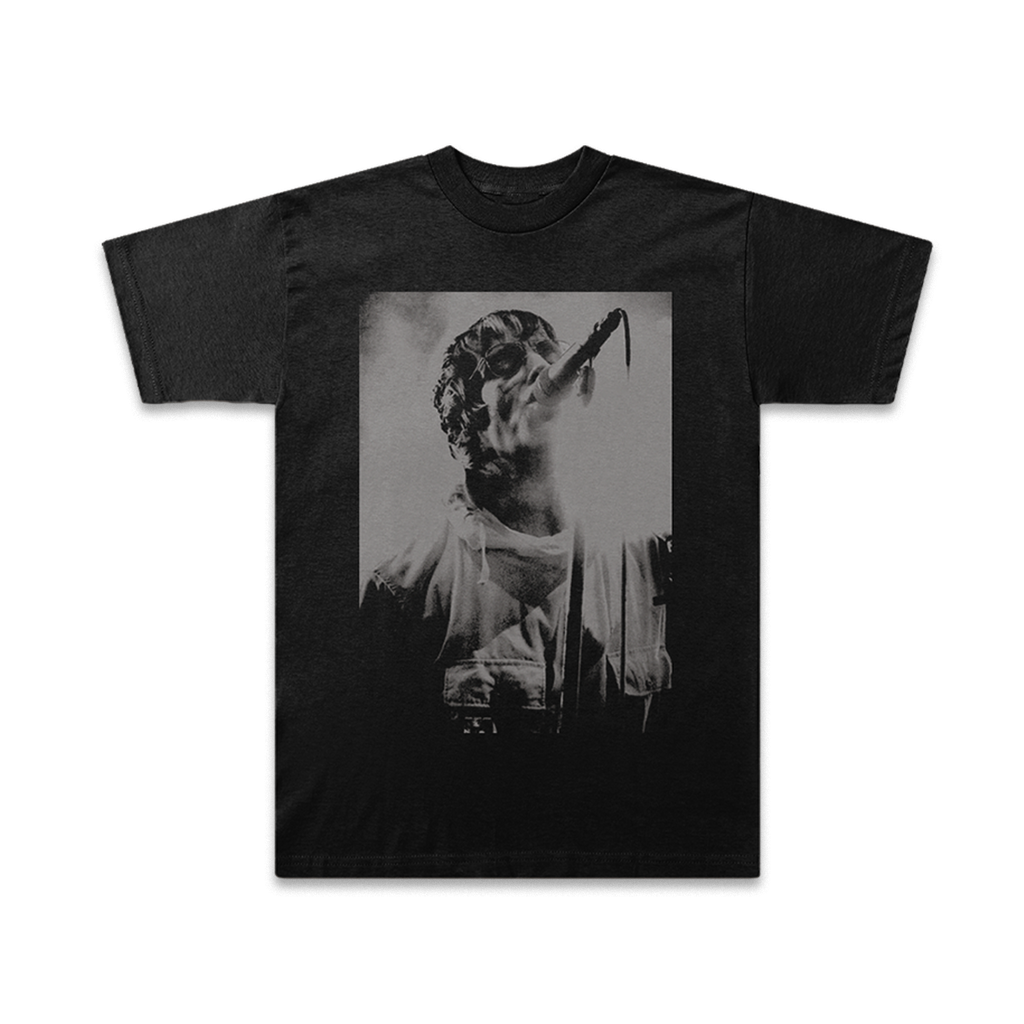 Knebworth 22 Live Photo T-Shirt Black