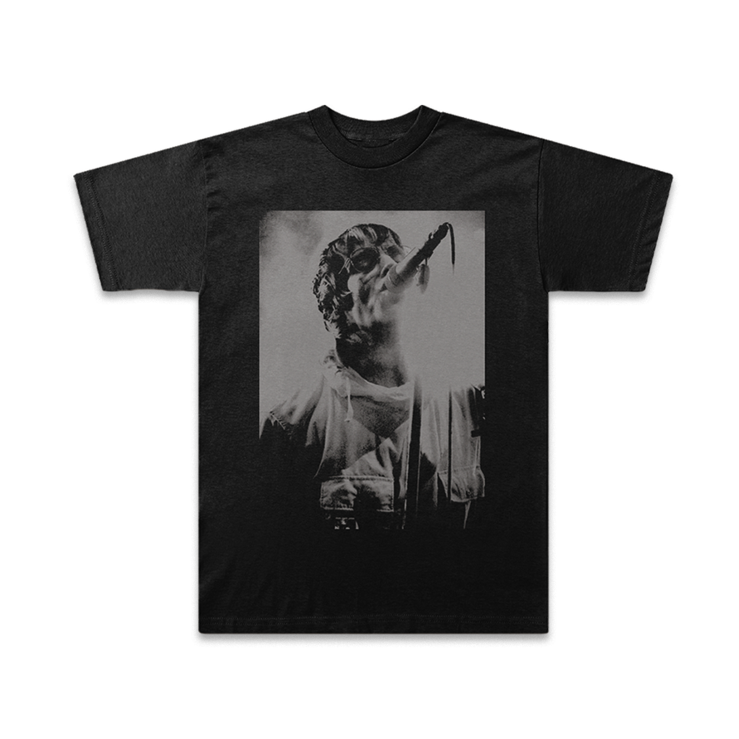 Knebworth 22 Live Photo T-Shirt Black