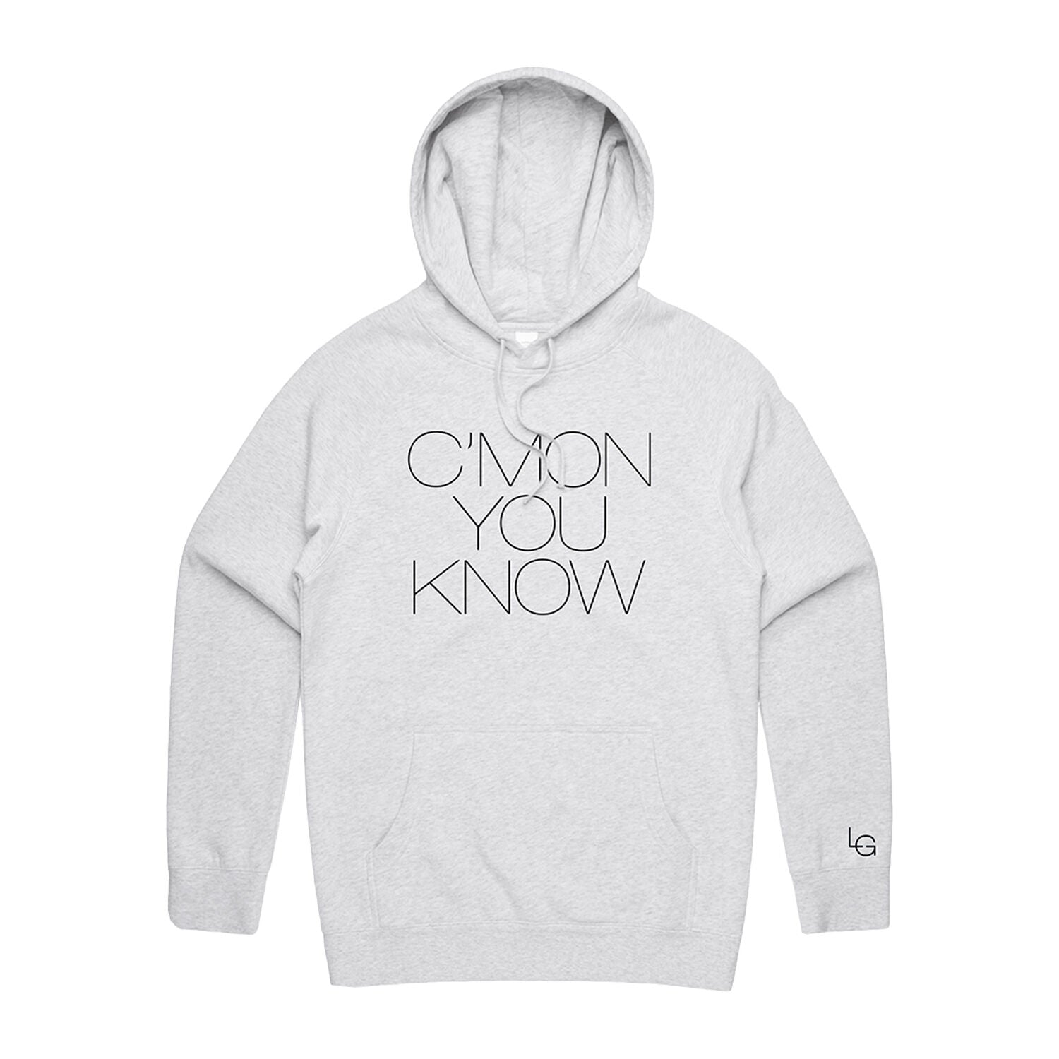 C'MON YOU KNOW Hoodie Grey