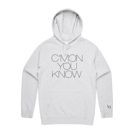 C'MON YOU KNOW Hoodie Grey